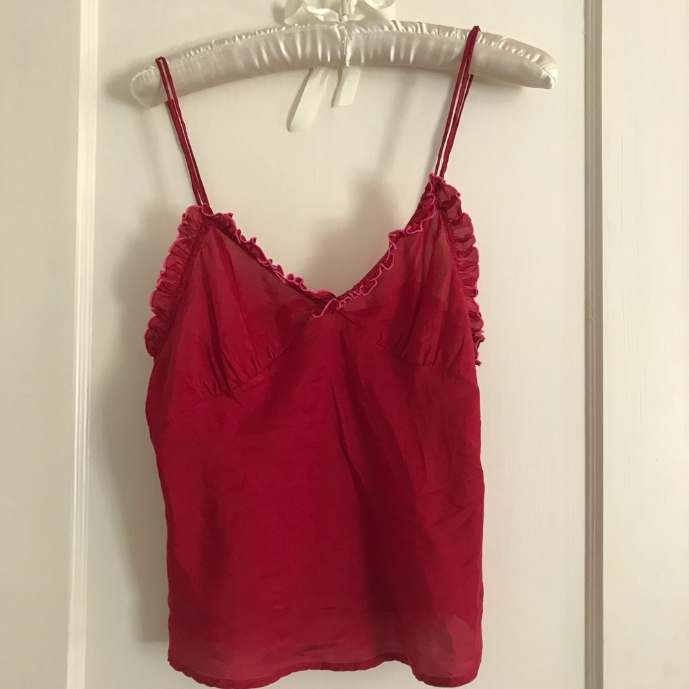 Erica Tanov silk lingerie camisole